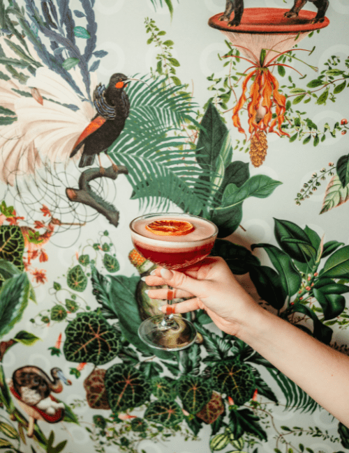 SERRA serves delicious cocktails in its lush bar, right in Brussels city center